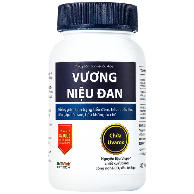Viên nén Vương Niệu Đan Thái Minh hỗ trợ giảm tình trạng tiểu đêm, tiểu nhiều lần