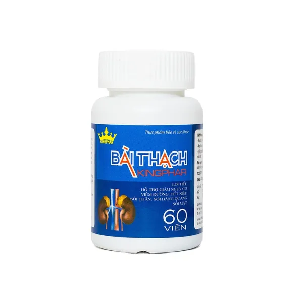Viên uống Bài Thạch Kingphar lợi tiểu, hỗ trợ giảm nguy cơ viêm đường tiết niệu