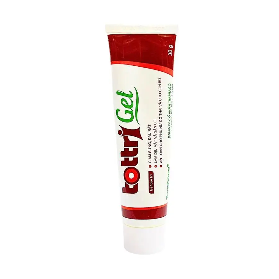 Gel bôi trĩ Tottri Gel Traphaco giảm sưng, đau rát, làm dịu mát (30g)