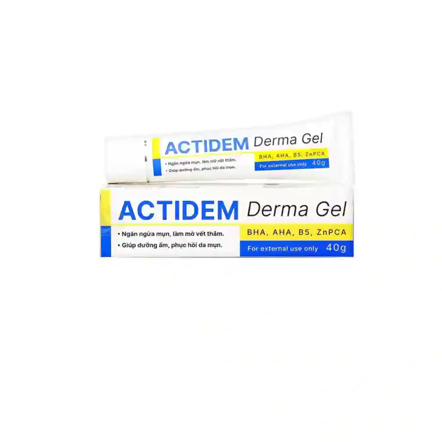 Gel Actidem Derma giúp ngăn ngừa mụn, làm mờ vết thâm (40g)