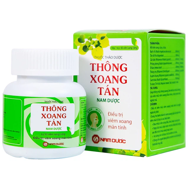 Thuốc Thông Xoang Tán Nam Dược điều trị viêm xoang mãn tính