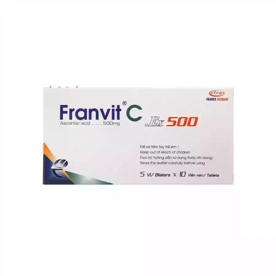 Franvit C.Ex 500 bổ sung vitamin C, tăng đề kháng 