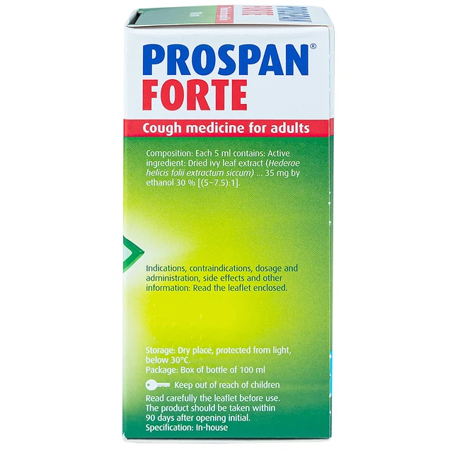 Thuốc Prospan Forte Engelhard điều trị viêm đường hô hấp cấp