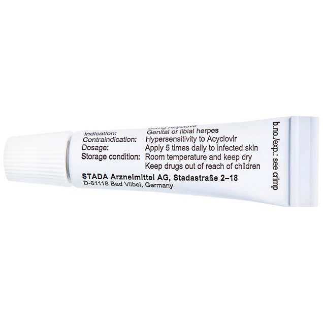 Kem bôi da Acyclovir Stada Cream điều trị nhiễm virus Herpes simplex
