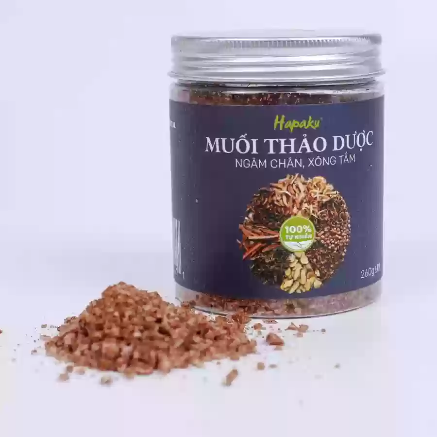 Muối Ngâm Chân Thảo Dược Hapaku 260g