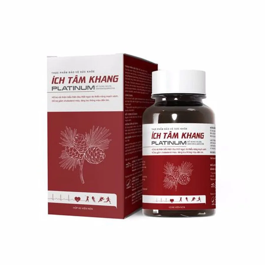 Ích Tâm Khang Platinum - Dùng cho người thiếu máu cơ tim