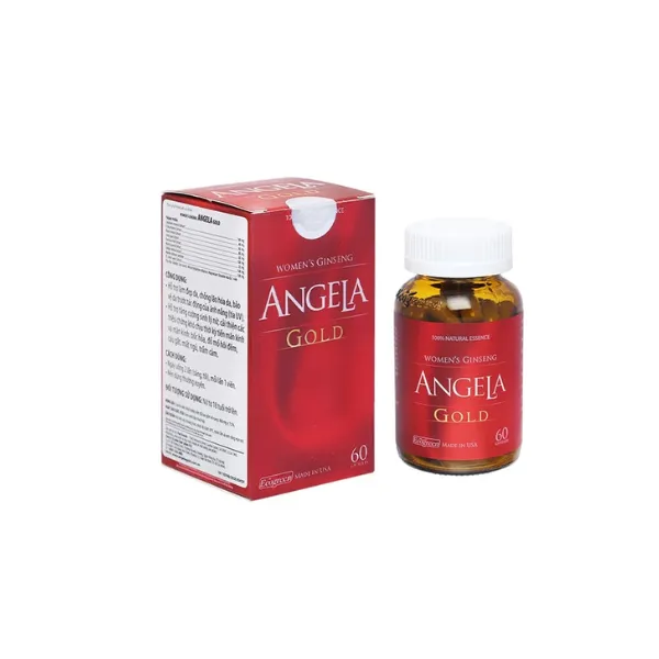 Viên uống sâm Angela Gold Ecogreen làn da căng sáng, tăng cường sinh lý nữ (60 viên)