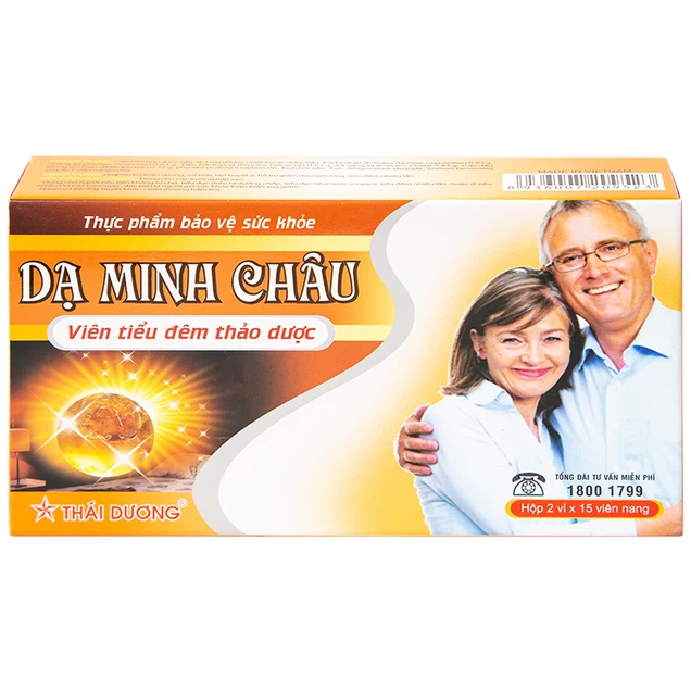Viên thảo dược Dạ Minh Châu giúp ôn bổ thận dương, cố tinh (2 vỉ x 15 viên)