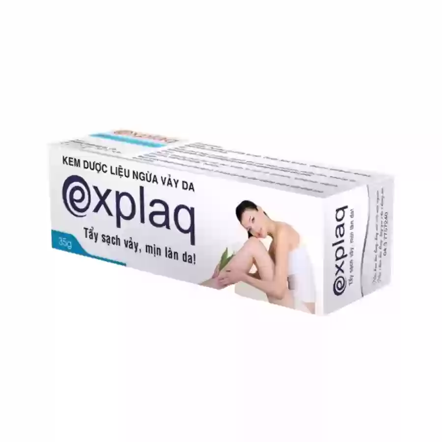 Kem dược liệu Explaq hỗ trợ tẩy sạch vảy, mịn làn da (35g)