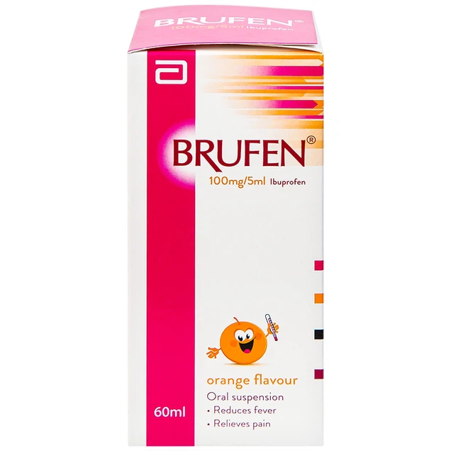 Hỗn dịch uống Brufen Abbott giảm đau, hạ sốt ở trẻ em (60ml)
