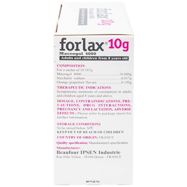 Bột Forlax Ipsen điều trị táo bón (20 gói)