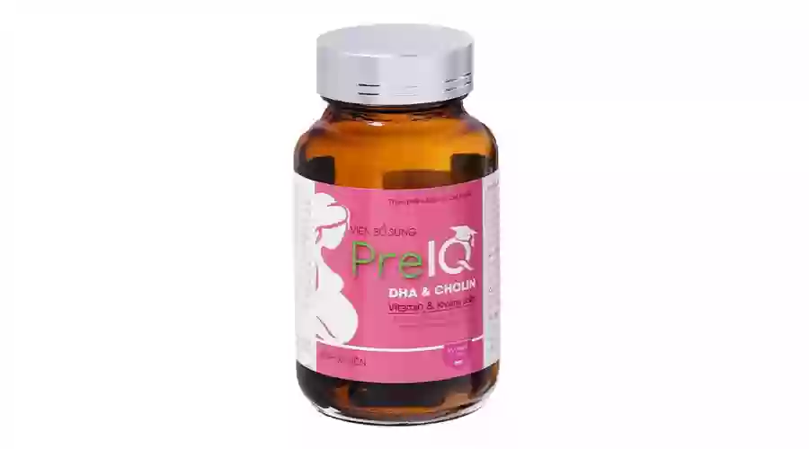 Pre IQ bổ sung vitamin cho bà bầu chai 30 viên