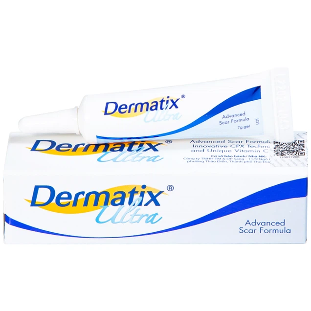 Gel Dermatix Ultra cải thiện hiệu quả sẹo lồi và sẹo phì đại