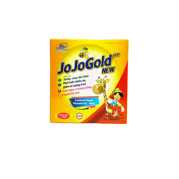 SIRO BỔ SUNG CANXI HỮU CƠ, CANXI NANO JOJOGOLD 