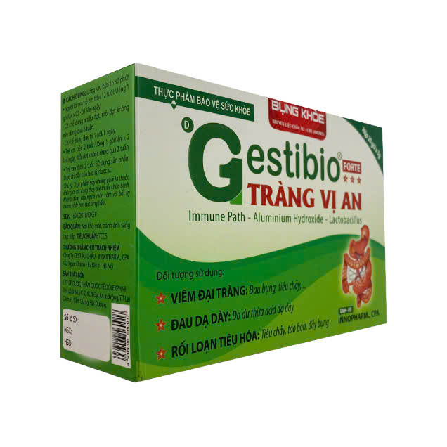 Gestibio Forte Tràng Vị An- Hỗ trợ viêm đại tràng