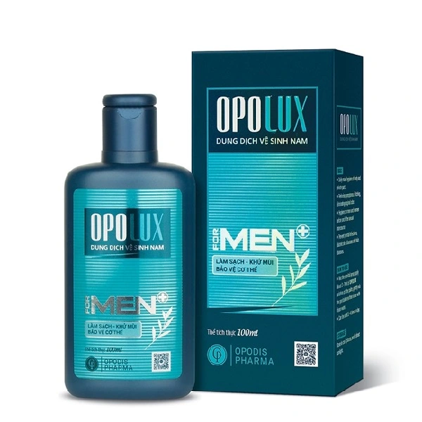 Dung dịch vệ sinh nam OPOLUX for men – Làm sạch, khử mùi, bảo vệ cơ thể