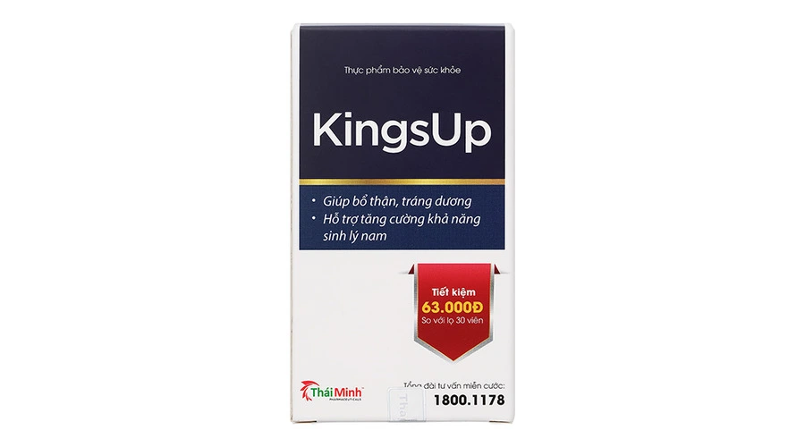 Kings Up giúp bổ thận, tráng dương tăng cường sinh lý nam
