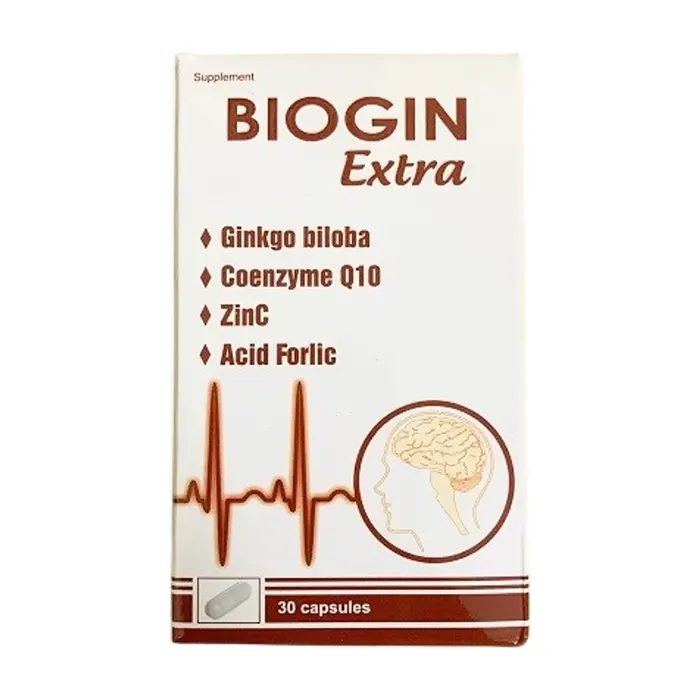 Biogin Extra  – Giúp tăng cường tuần hoàn máu não