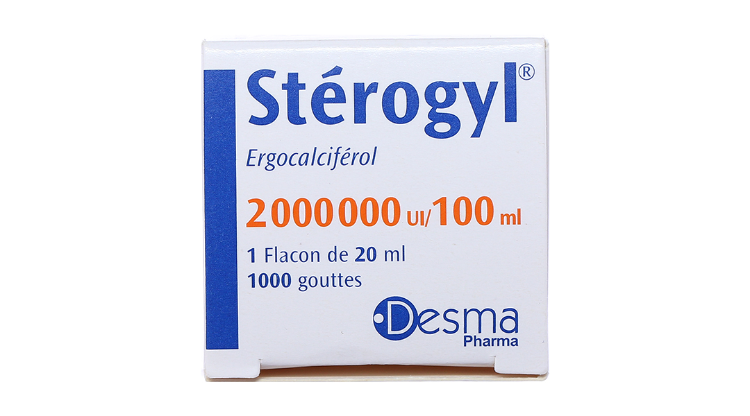 Siro Stérogyl Desma phòng ngừa và điều trị thiếu hụt Vitamin D (20ml)
