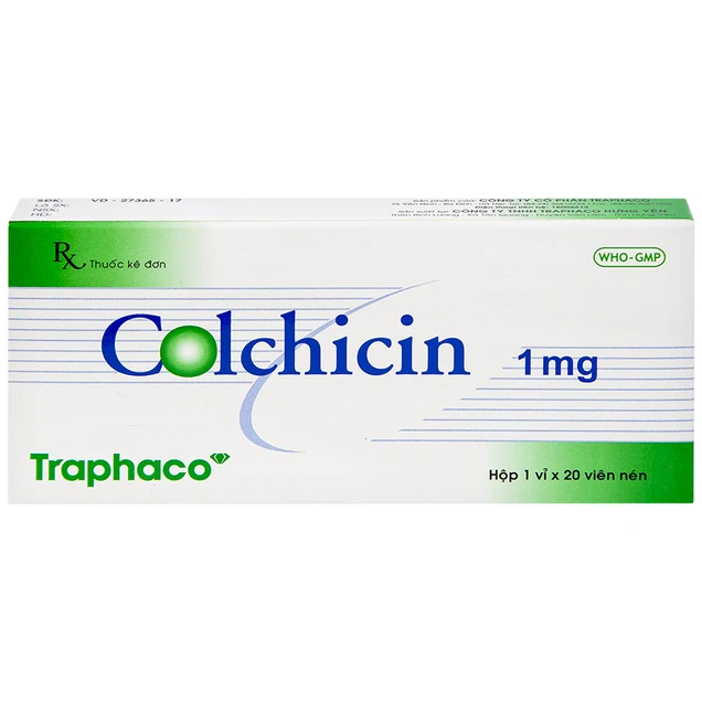 Colchicin 1mg-Traphaco điều trị đợt gout cấp, dự phòng gout tái phát