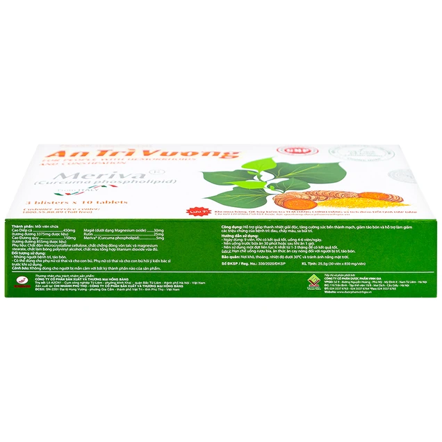 Viên uống An Trĩ Vương thanh nhiệt, giải độc, tăng sức bền thành mạch