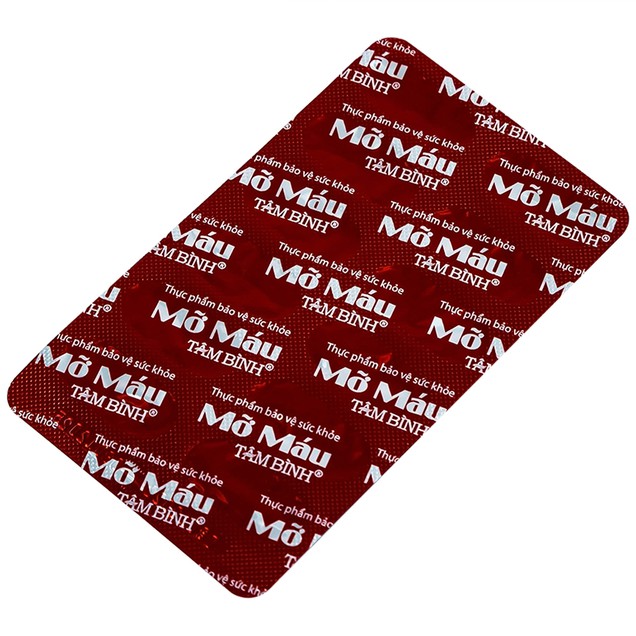 Viên uống Mỡ Máu Tâm Bình hỗ trợ giảm mỡ máu, giảm mỡ gan 