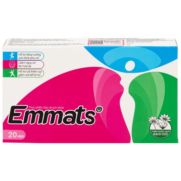 Viên uống Emmats TW3 hỗ trợ giảm nguy cơ lão hóa, cải thiện suy giảm nội tiết tố (2 vỉ x 10 viên)