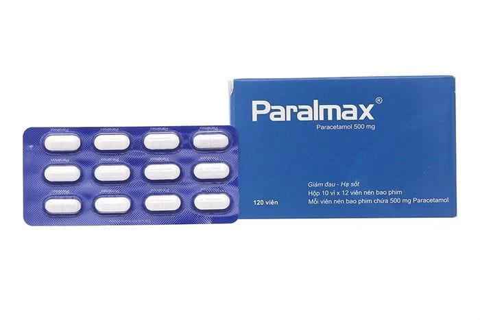 Viên nén Paralmax 500mg Boston điều trị đau từ nhẹ đến vừa, đau đầu, đau răng 