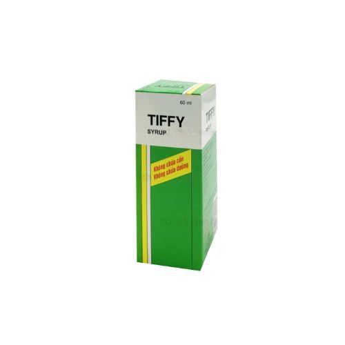 Siro trị cảm cúm cho trẻ em Tiffy Syrup hộp 1 chai 60 ml