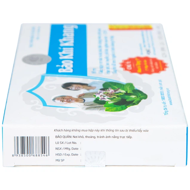 Viên uống Bảo Khí Khang IMC hỗ trợ giảm ho, khạc đờm, khó thở, giảm tái phát hen suyễn