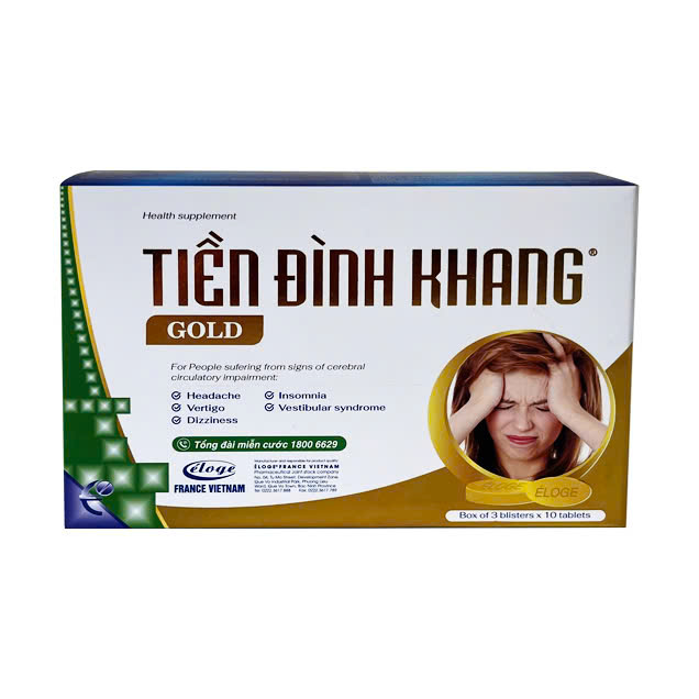 Tiền Đình Khang Gold hỗ trợ cho người bị hội chứng tiền đình