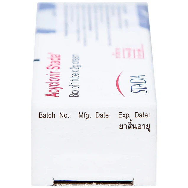 Kem bôi da Acyclovir Stada Cream điều trị nhiễm virus Herpes simplex