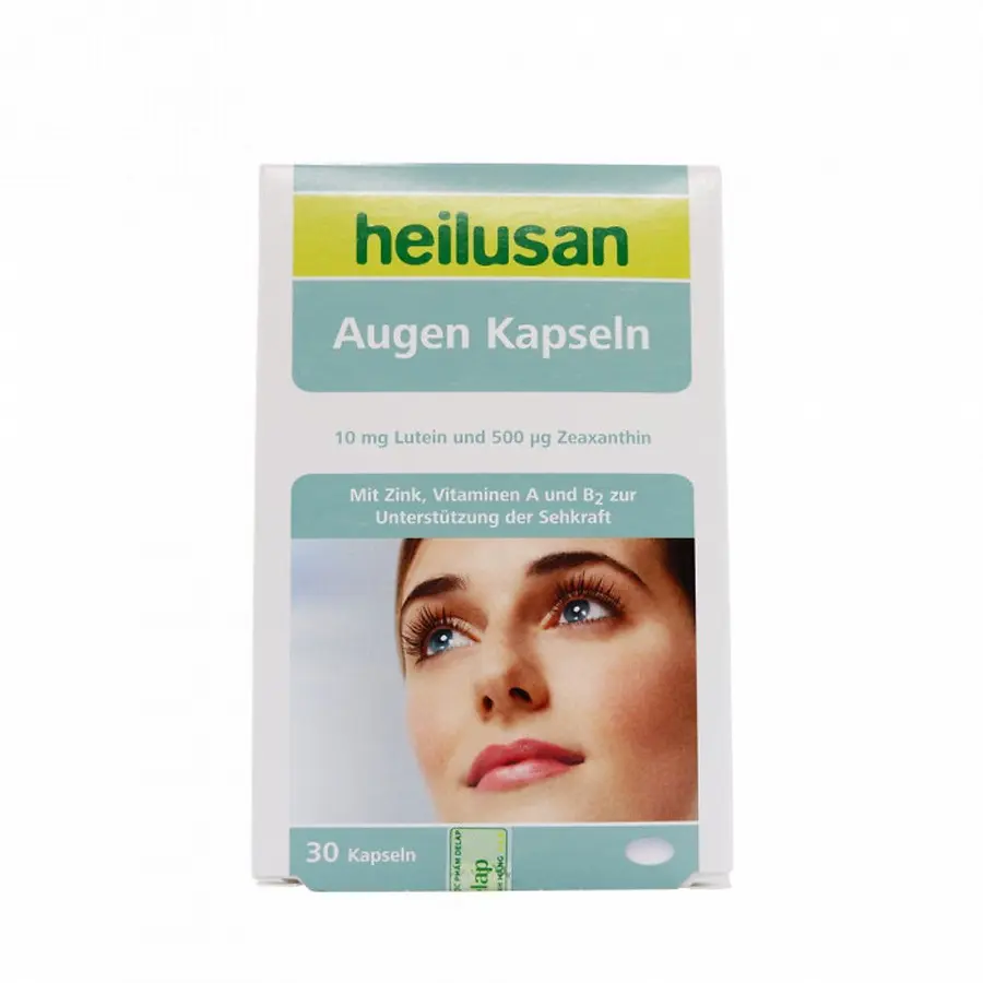 Bổ sung dưỡng chất cho mắt Heilusan Augen Kapseln hộp 1 vỉ x 30 viên