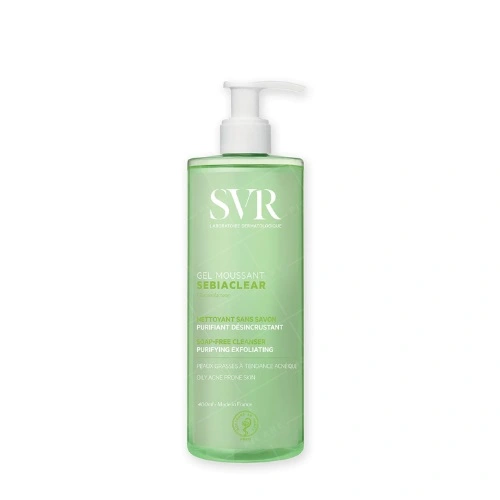 SVR Gel Rửa Mặt SVR Sebiaclear Gel Moussant Không Chứa Xà Phòng Cho Da Dầu Mụn 400ml