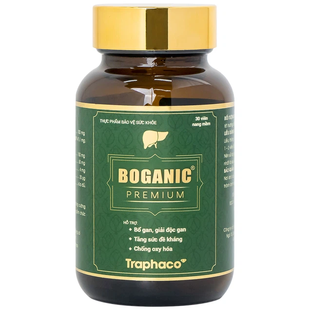 Viên uống Boganic Premium Traphaco hỗ trợ bảo vệ và tăng cường chức năng gan
