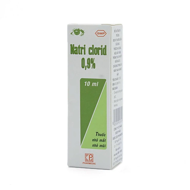 Thuốc nhỏ mắt, nhỏ mũi Natri Clorid 0,9% Pharmedic hỗ trợ rửa mắt, rửa mũi, phụ trị nghẹt mũi, sổ mũi 