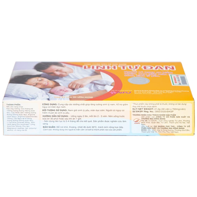 Viên uống Linh Tự Đan Hồng Bàng giúp tăng cường sinh lý nam, hỗ trợ giảm nguy cơ mãn dục nam