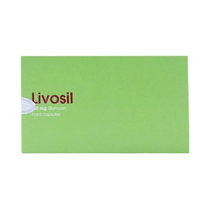 Viên nang cứng Livosil 140mg hỗ trợ điều trị viêm gan mạn tính, xơ gan (8 vỉ x 15 viên)