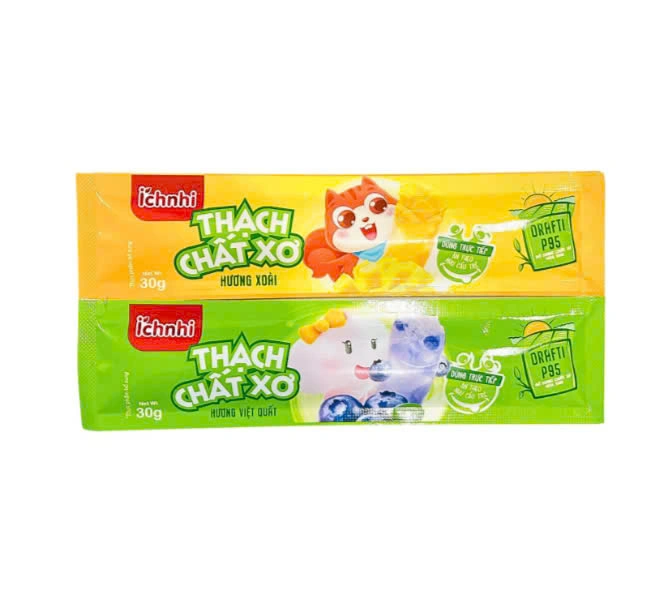 Thạch chất xơ Ích Nhi, bổ sung chất xơ hòa tan giúp nhuận tràng, hỗ trợ tiêu hóa cho bé, cân bằng hệ vi sinh