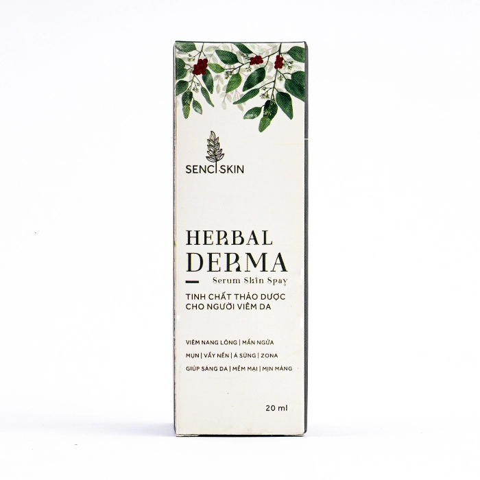 Senci Skin Herbal Derma serum thảo dược trị mụn Lọ 20ml