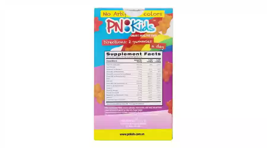 Kẹo dẻo PN Kids Multi Vitamin Girls bổ sung vitamin, hỗ trợ tăng đề kháng