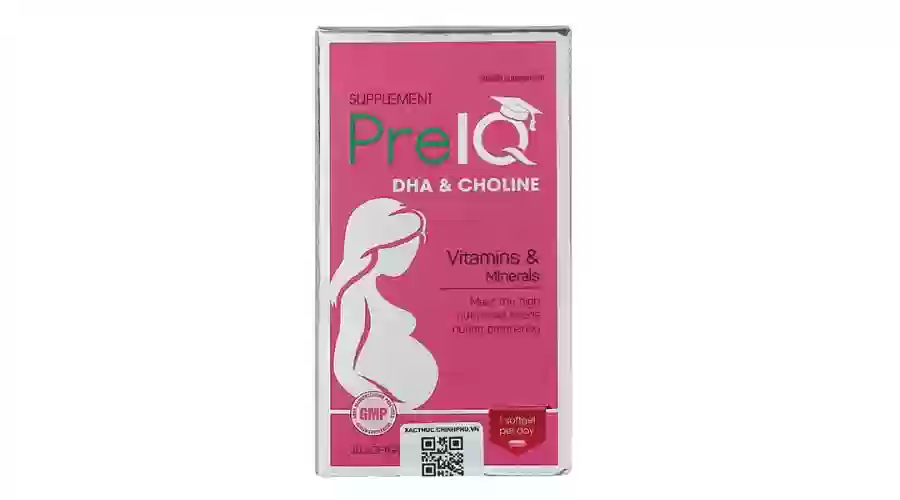 Pre IQ bổ sung vitamin cho bà bầu chai 30 viên