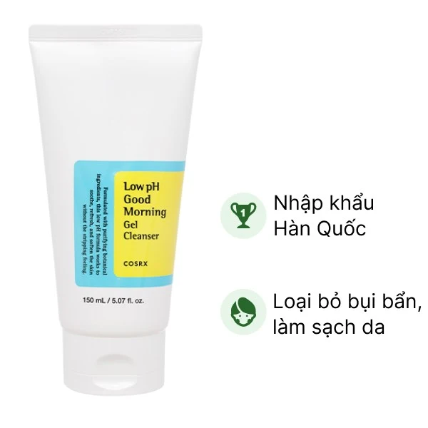 Gel Rửa Mặt Cosrx Low Ph Good Morning 150ml