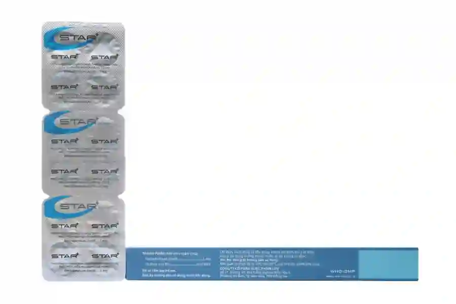 Viên ngậm Star Benko OPV điều trị nhiễm khuẩn đường miệng họng (2 vỉ x 10 viên)