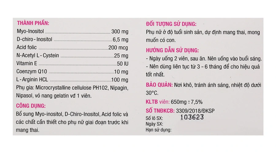 OvaQ Plus bổ sung dưỡng chất cần thiết cho phụ nữ trước khi mang thai