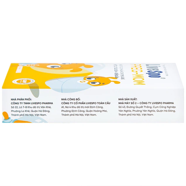 LiveSpo Preg Mom- Bào Tử Lợi Khuẩn Cho Mẹ Và Bé - Hết Lo Táo Bón Biếng Ăn