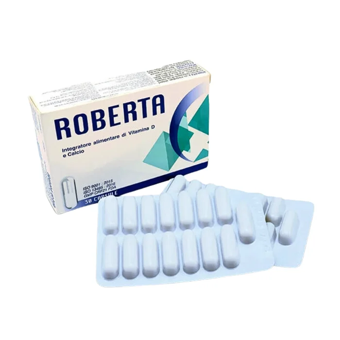 Roberta cung cấp canxi và vitamin D, giúp duy trì sự chắc khỏe của xương (60 viên)