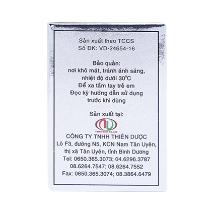 Thuốc Crila Forte Thiên Dược điều trị phì đại lành tính tuyến tiền liệt, u xơ tử cung (20 viên)