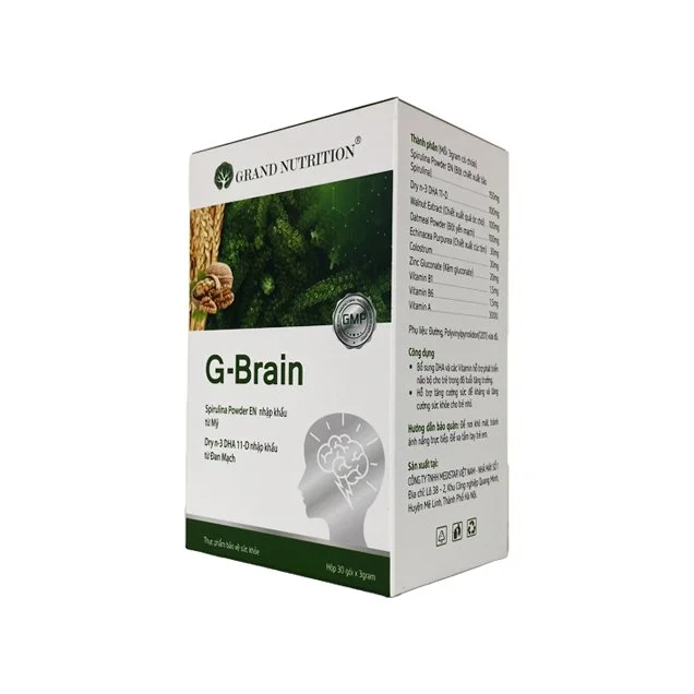 Cốm Trí Não G-Brain phát triển trí não, tăng cường hệ miễn dịch