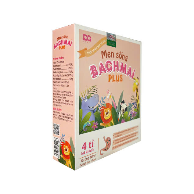 Men sống Bạch Mai bổ sung lợi khuẩn đường tiêu hóa và kẽm, tăng cường tiêu hóa